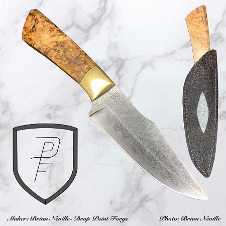 Brian Neville Drop Point Forge